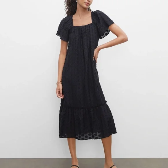Club Monaco | Dresses | Flutter Sleeve Beach Dress New With Tags Never Worn  Black | Poshmark
